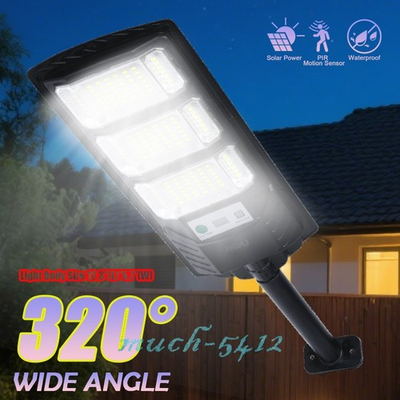 #ad Commercial 1000000LM LED Outdoor Dusk to Dawn Solar Street Light Road Area Lamp $15.99