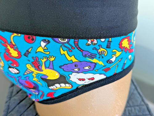 Unique Cotton Underwear with Cartoon Print Functional Fly Pouch Size Medium - Picture 4 of 5
