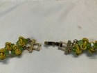 Rare Vintage Vendome Double Stranded Yellow and Green Beaded Necklace — photo 6