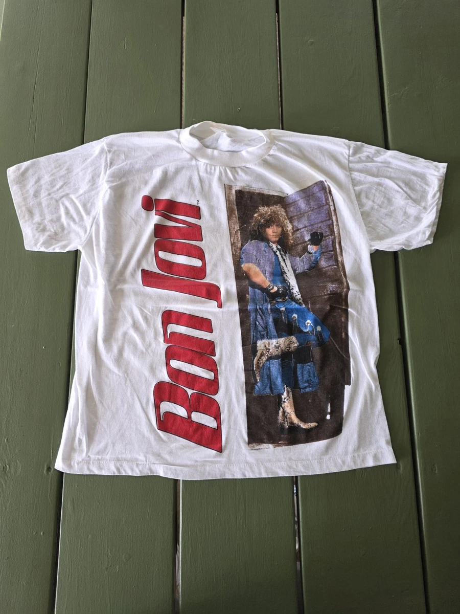 Bon Jovi Shirt In Men's Vintage T-Shirts for sale | eBay