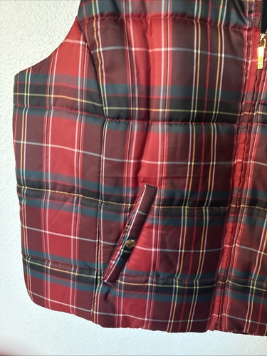Women’s Chaps Best Plaid Puffer Size 3x - Picture 4 of 8