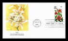 US COVER LILY GARDEN FLOWERS FIRST DAY ISSUE FLEETWOOD