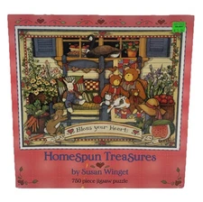 1997 Homespun Treasures By Susan Winget 750 Piece Jigsaw Puzzle Sealed RARE!!