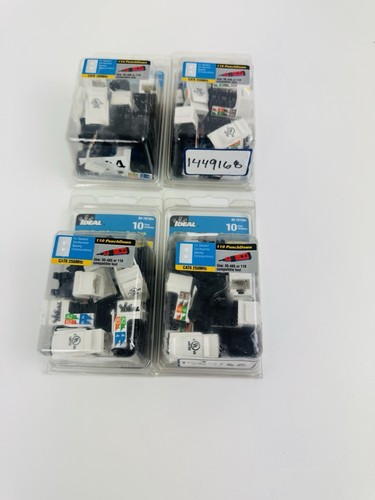 4 (10 Stück) IDEAL Electrical 89-761WH IDEAL Electrical CAT6 Keystone Modular Jacks - Bild 11 von 12