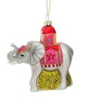 Sass & Belle Glitter Elephant Shaped 3D Bauble Hanging Decoration Christmas Tree