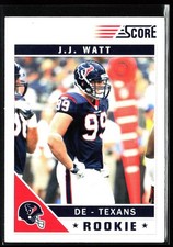 2011 J.J. WATT RC SCORE IN GAME #340, Rookie * Corner Ding