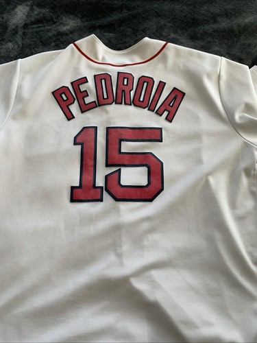 Majestic Boston Red Sox Dustin Pedroia #15 Trikot - Authentic MLB Apparel XXL - Bild 10 von 13