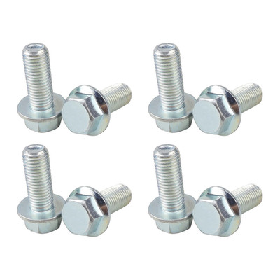 8Pcs M10 X 1.25Mm Bolt M10-1.25 X 25Mm Hex Head Flange Bolt for Most Brands of A