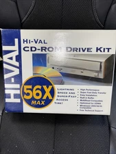 Hi-VAL CD-ROM Drive Kit 56X MAX Lightning Speed Super-Fast Access Sealed NOS