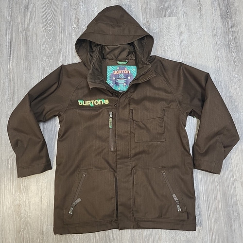 Husky XL 14/16 Burton DryRide Youth Ski Snowboard Jacket Coat Boys Vents Zip - Picture 1 of 11