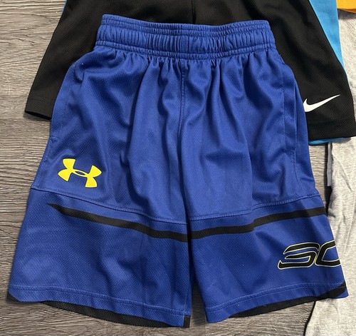 Name Brand Boys Small 7/8 Huge Lot Adidas Under Armour Nike Shirts Shorts 15pcs - Picture 2 of 19