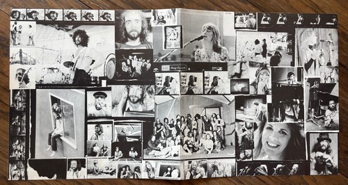 FLEETWOOD MAC RUMORS POSTER ONLY VINYL LP RECORD ALBUM LYRIC INSERT ONLY 1977 - Picture 2 of 2