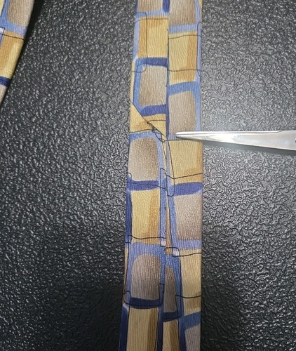Corbata para hombre J. Garcia 58,5 L 4 W seda amarillo azul cuadrados 2005 Jerry Garcia Est. - Imagen 13 de 15