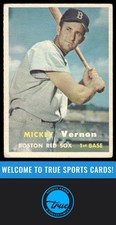 1957 Topps #92 Mickey Vernon