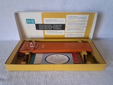 Vtg Keuffel & Esser K&E 68 1100 Slide Rule w/ Leather Case  Deci Lon 10 ~ NOS