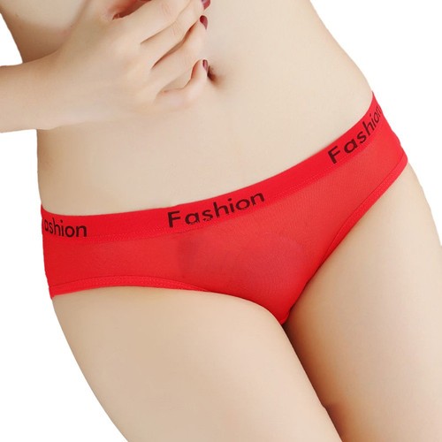 Affordable Briefs Women Underwear Large Size Mesh Transparent Breathable - Picture 8 of 21