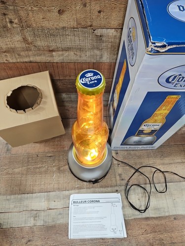 Corona Bottle Bubbler Light mit schwimmenden Kunststoff Bier Kronkorken & Limetten Bar 20" - Bild 7 von 14