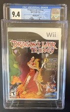 Wii Dragon's Lair Trilogy CGC 9.4 A+ Factory Sealed (Nintendo Wii, 2010) Y-Folds