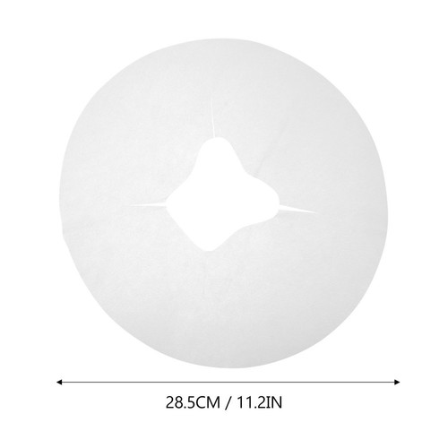 Almohadilla de silicona desechable toalla de cama 2 piezas cubiertas faciales para masaje - Imagen 10 de 12