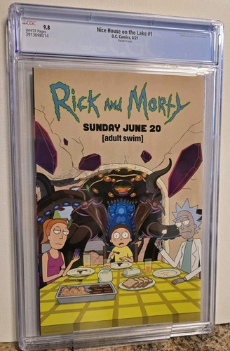 NICE HOUSE ON THE LAKE #1 VARIANT COVER CGC 9.8 NO RESERVE BLOWOUT! WHITE PAGES! - Picture 3 of 3