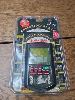 Tiger Electronics Handheld Game Caesars Palace Deluxe Video Poker 76-071 New