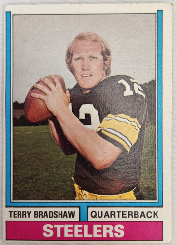 VTG Steelers Terry Bradshaw T.C.G. Trading Card #470 Football Collectible - Picture 1 of 7