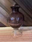 New ListingLovely Purple Vase With Controlled Bubbles 10 Inches Long