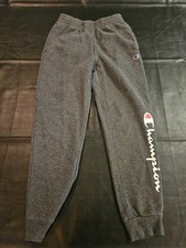Youth Medium- Dark Gray Champion Sweatpants Jogging Pants, Elastic Waist