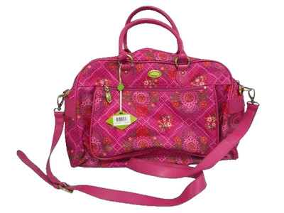 OILILY FLORAL PATTERNED WEEKENDER TRAVEL BAG WITH CROSSBODY STRAP NWT