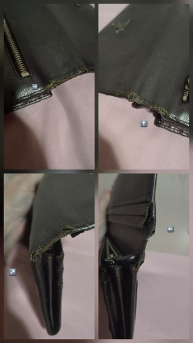 Autentico portafoglio vintage PRADA Saffiano - Foto 23 di 24