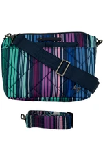 Lug RFID Medium Crossbody Multi-Strap & Charm Flare 2 Love Strip Multi