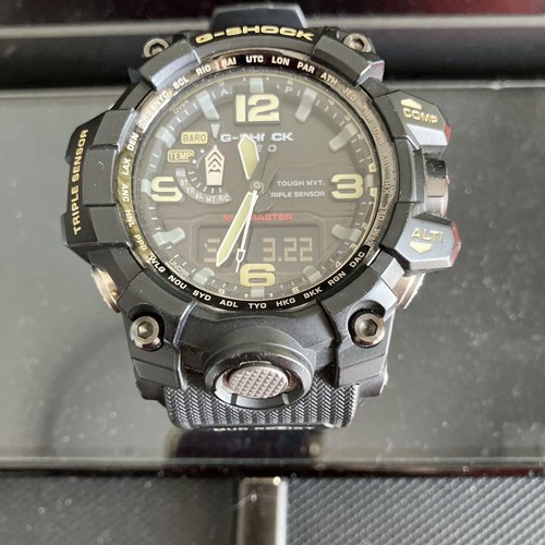 N.MINT Casio G-Shock Mudmaster GWG-1000-1AJF Black Tough Solar Digital Compass - Picture 21 of 24