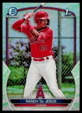 2023 Bowman Chrome  Lunar Glow Refractors #BCP-19 Randy De Jesus Angels