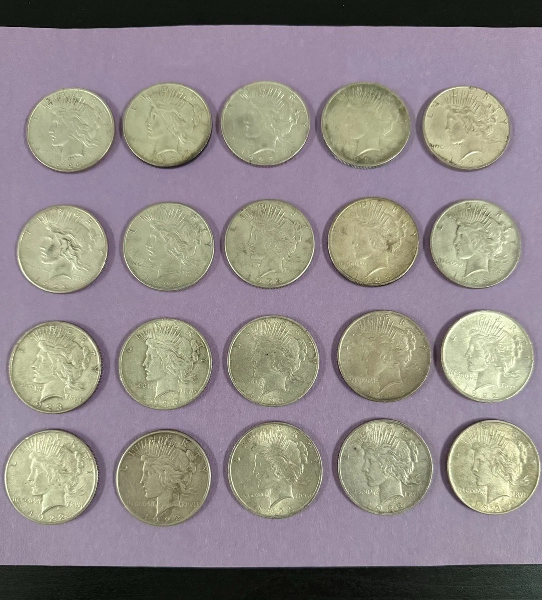 未经认证银1922 年和平元(1921-1935) | eBay