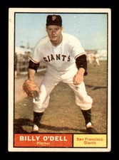 1961 Topps #96 Billy O Dell  VG/VGEX X2553389