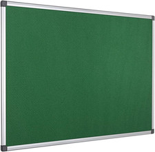 FA0344170 Notice Board Maya, Green Felt, Aluminium Frame, 90 X 60 Cm