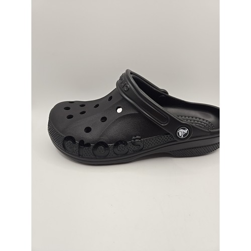 Crocs 10126 Unisex Baya Zueco Cómodo Impermeable Zapatos Talla Para Hombres EE. UU. 7 Negro - Imagen 5 de 7