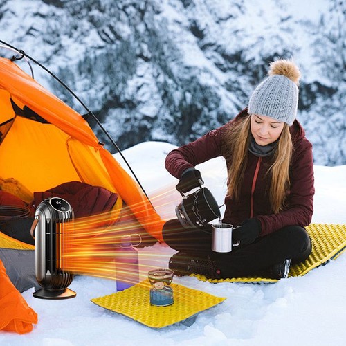 Electric PTC Ceramic Space Heater Portable Heaters Air Fan Adjustable Thermostat - Picture 11 of 12