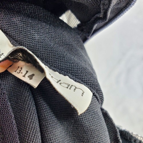 Nuevo Vestido De Colección Betsy Adam Negro Maxi Gótico Capricho Manga Gorra Malla 13-14 - Imagen 8 de 14