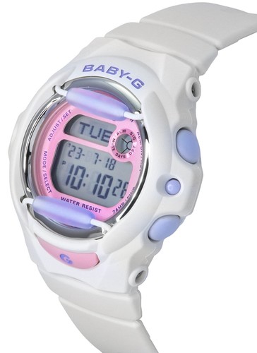 Casio Baby-G Basic Digital White Resin Strap Quartz BG-169PB-7 | BG-169 Series - Bild 4 von 4