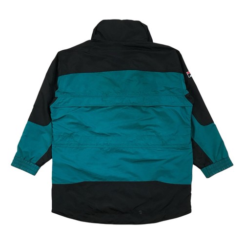 VINTAGE FILA ALPINE WINDBREAKER JACKET MEDIUM M MENS HOODIE SWEATSHIRT SNOW SKI - Picture 4 of 8