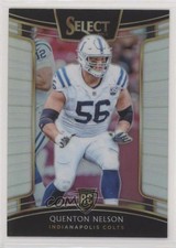 2018 Panini Select Concourse Silver Prizm Quenton Nelson #2 on6