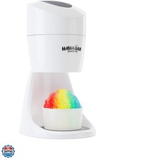 Snow Cone and Shaved Ice Machine with 2 Reusable Plastic Ice Mold Cups, Non-s...