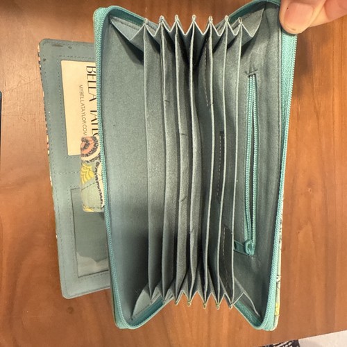 Bella Taylor Cartera Muñequera Cremallera Acolchada Floral Sistema de Sobre Divisores - Imagen 5 de 5