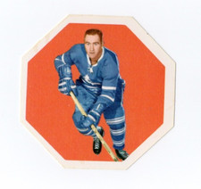 1961-62 YORK PEANUT BUTTER HOCKEY CARD RED KELLY #21 TORONTO MAPLE LEAFS NICE!