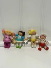 Vintage 1984 Cabbage Patch Kids Mini Poseable Doll Figures Figurines Lot of 4