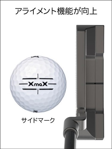 DUNLOP Golfball SRIXON XmaX Modell 2024 Hülle (3 Stück) gelb - Bild 9 von 9