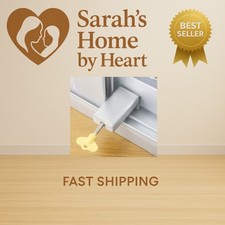 1PCS Door Window Lock Stopper Adjustable Thick Sliding Safety Anti Theft Chil...