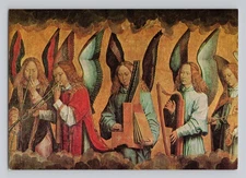 Angel Musicians - Jamming Medici Society Postcard Art Print - HANS MEMLING
