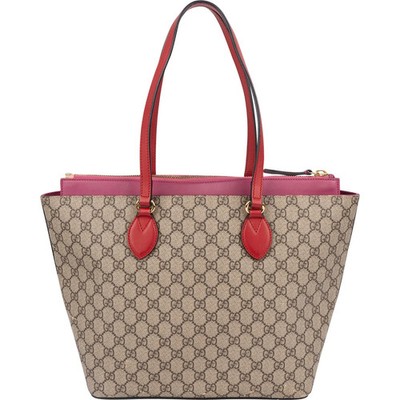 Gucci Monogram GG Supreme Linea A Shopper Handbag Tasche